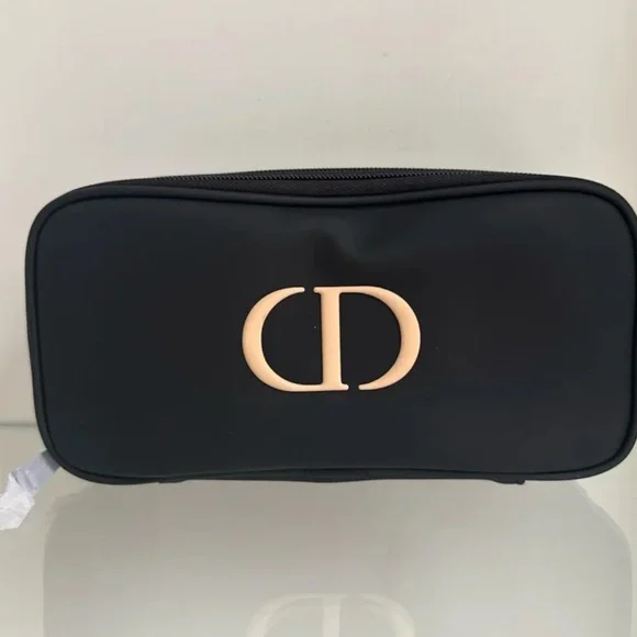 Dior Black Cosmetic Pouch NWT - Picture 2 of 5